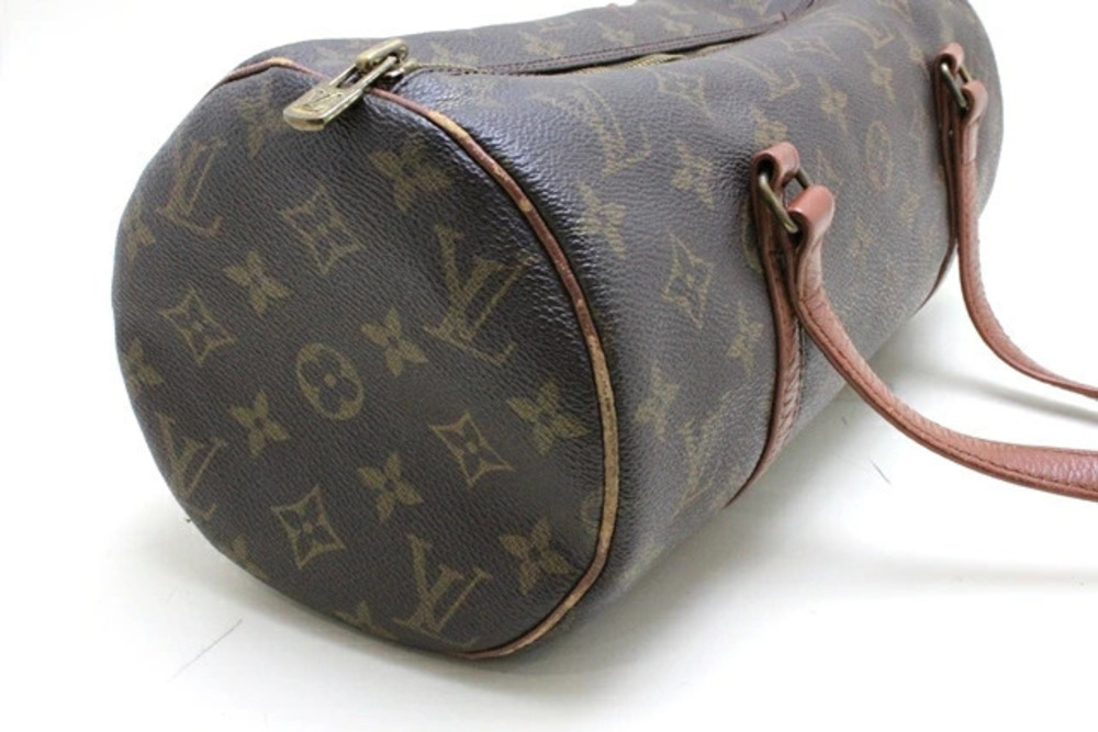 Louis Vuitton Pouch Shoulder Bag Papillon Clutch Not Monogram Brown